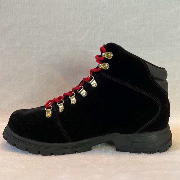 Fila Black Diviner FS Red Laced Hiking Boots 10.5 or 12 - Picture 4 of 7
